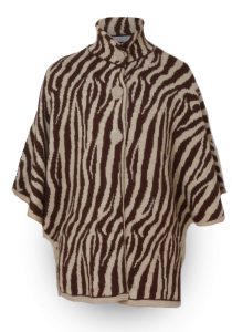 Exotische zebra design cape bruin