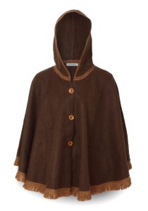 Luxe blend cape licht bruin