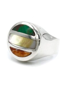 Maicu zilveren ring met stenen